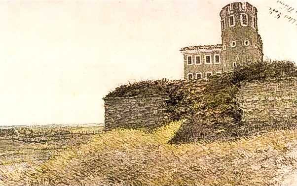 Lohde loss Carl Buddeus kriidijoonistus. Eesti Ajaloomuuseum